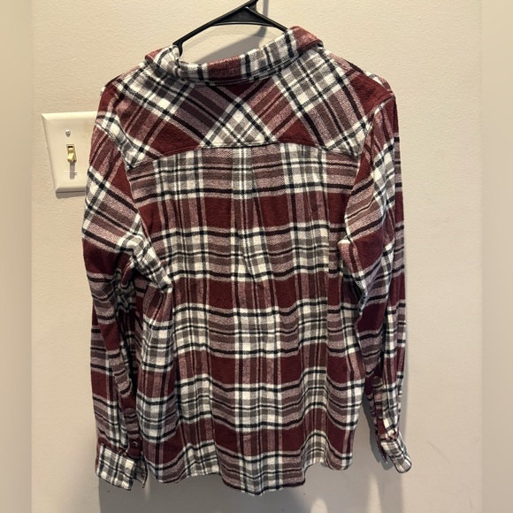 Natural Reflections Maroon Flannel - Thick Flannel - Women’s L - Picture 2 of 3